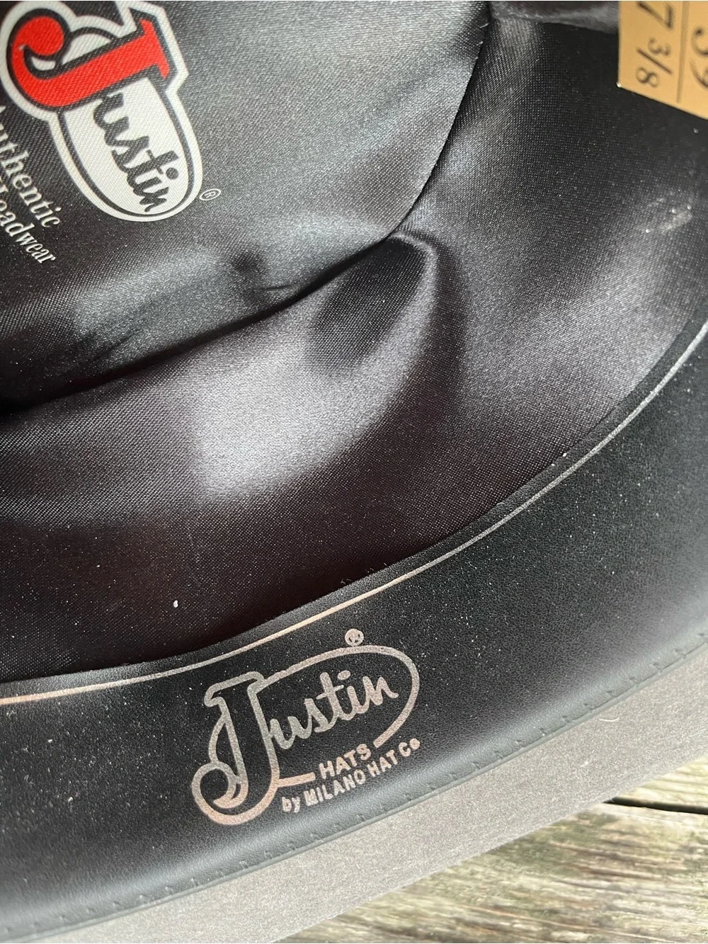 JUSTIN Classic Grey Wool Felt Cowboy Hat - Men Accessories   7 3/8